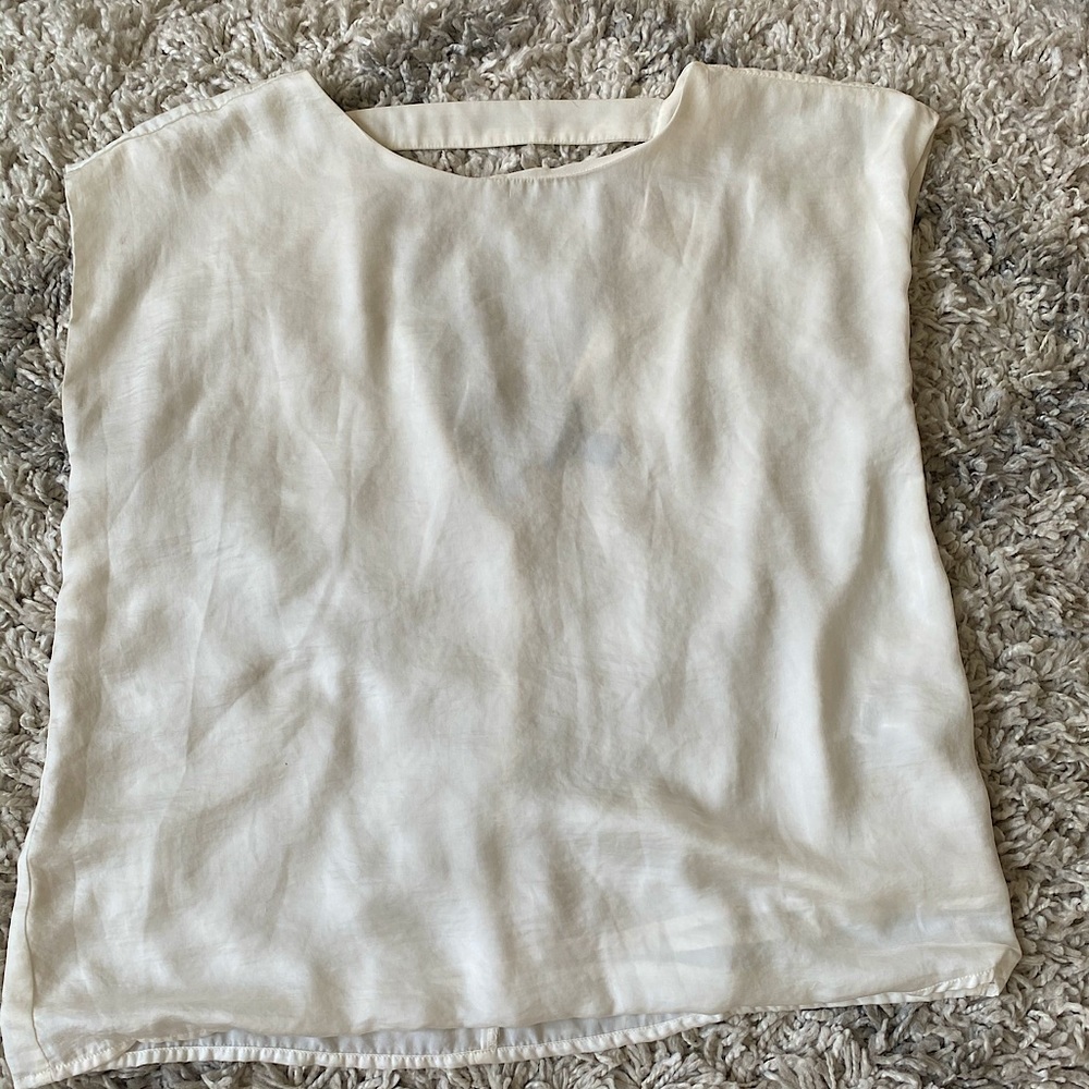 Forever 21 Boxy Blouse with Open Back